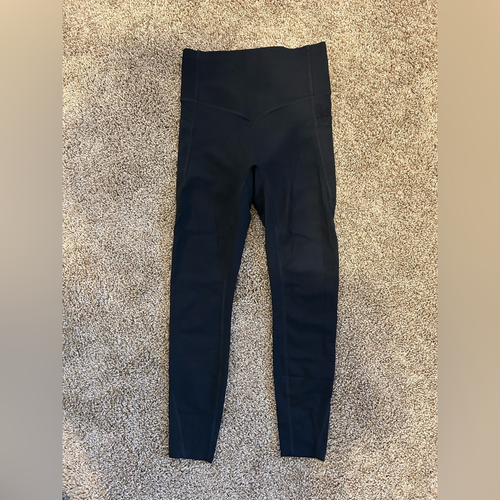 HALARA Small 7/8 Black Active Leggings with Branded Waist Tag